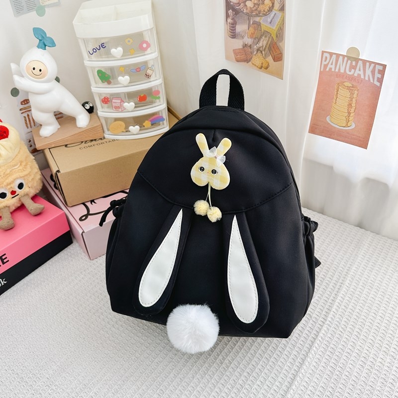 Dječji ruksak s motivom zeca – ultra lagan, sklopiv za pohranu, najlon materijal, podstava od poliestera, naramenice s zračnim jastukom