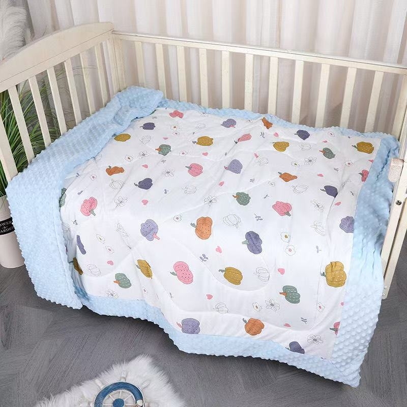 Baba gyerek takaró karikatúra dizájnnal, minden évszakos, újszülötteknek, szintetikus rost, 200–299 g, megfelelő óvodában