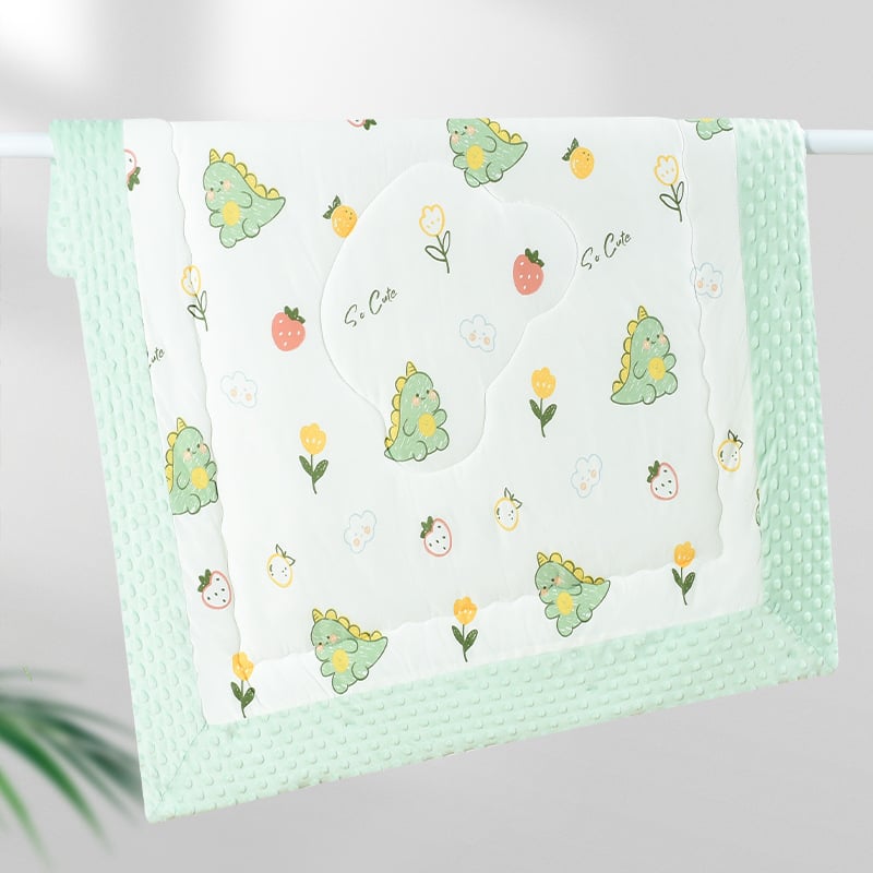 Baba gyerek takaró karikatúra dizájnnal, minden évszakos, újszülötteknek, szintetikus rost, 200–299 g, megfelelő óvodában