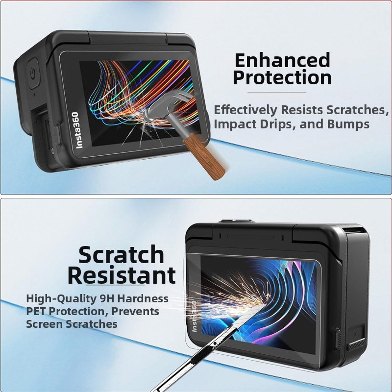 Защитно фолио за екран за Insta360 AcePro2 – анти-отразително, HD, пълен екран, AR филм, съвместим с Shadow Stone 360