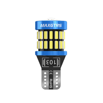 LED T10 žiarovka pre svetlo poznávacej značky, vysoká jasnosť, šošovka, základ W5W (12V, 5000 lm)