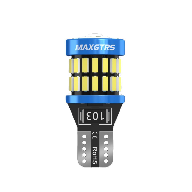 LED T10 žiarovka pre svetlo poznávacej značky, vysoká jasnosť, šošovka, základ W5W (12V, 5000 lm)