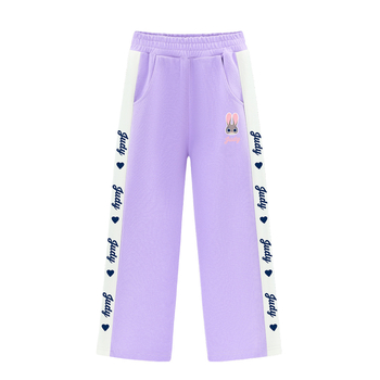 Παιδικά παντελόνια από μείγμα βαμβακιού, φαρδιά γραμμή, unisex, 50% βαμβάκι, casual στυλ, κατάλληλα για άνοιξη, φθινόπωρο και χειμώνα