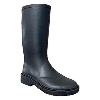 Ženske gumene čizme za kišu, do koljena, niski pet 1–3 cm, obične debljine, za sve sezone