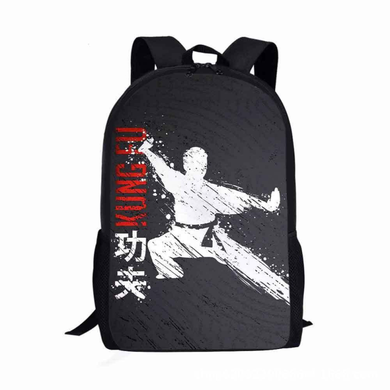 Školský batoh pre žiakov prvého stupňa – nylon, priedušný, ultra ľahký, vzor s postavičkami, zakrivené ramenné popruhy