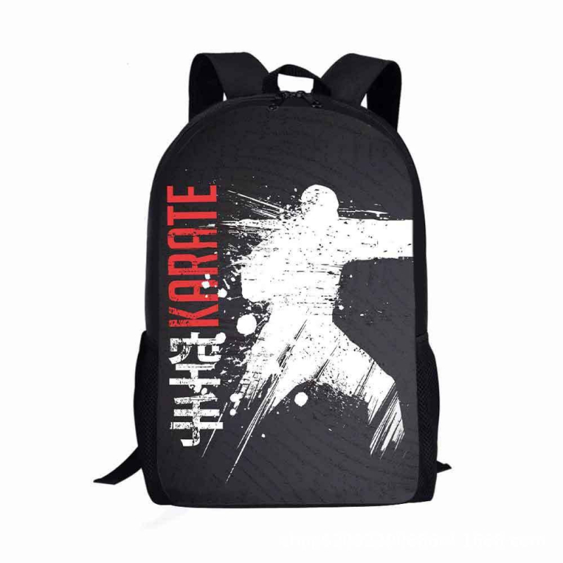 Školský batoh pre žiakov prvého stupňa – nylon, priedušný, ultra ľahký, vzor s postavičkami, zakrivené ramenné popruhy