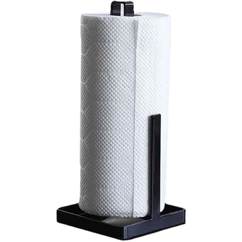 Konyhai papírtörlő tartó, négyszögletes vas test, sütőben kezelt felület, Xinsheng craftsmanship