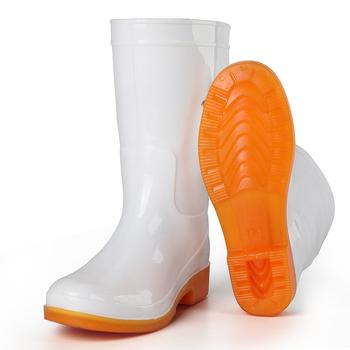 Ženske PVC čizme za kišu, srednja visina potkoljenice, niski potplat 1–3 cm, vodootporne, jednobojni model, brend Aote Tread Rain
