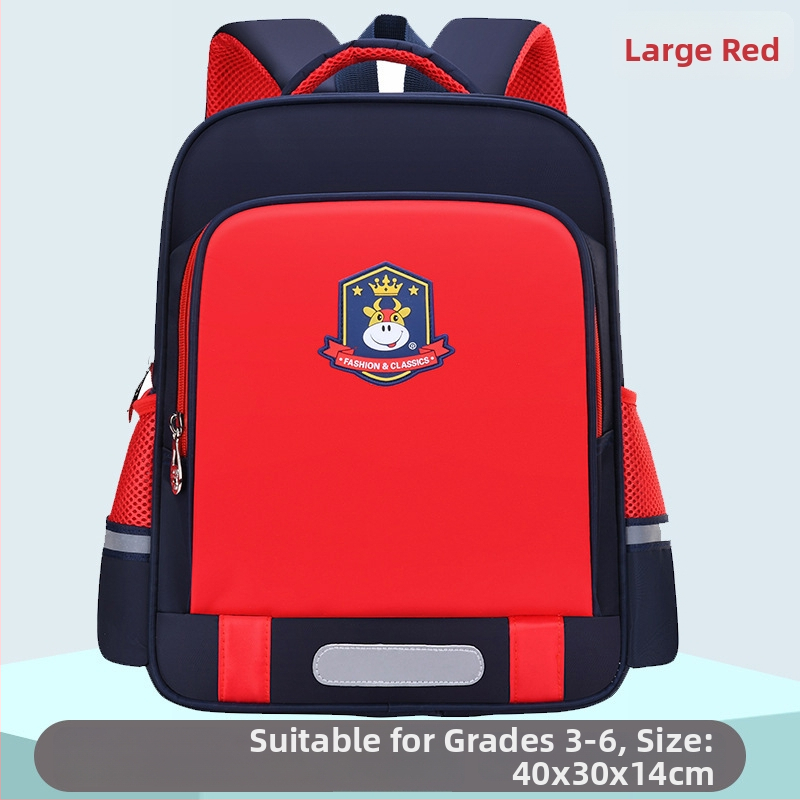 Unisex detský ultraľahký polyesterový školský batoh s zakrivenými popruhmi, prispôsobiteľný vzor, pre triedy 1–2