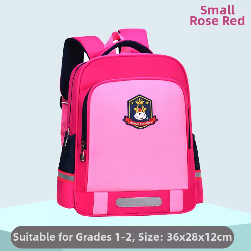 Unisex detský ultraľahký polyesterový školský batoh s zakrivenými popruhmi, prispôsobiteľný vzor, pre triedy 1–2