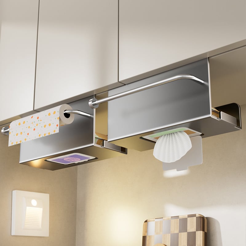 Haiying falihoz szerelhető vécépapír tartó - fúrás nélkül, vízálló, permetezett műanyag felület, háromszög alak, minimalist stílus