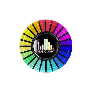 Autóba aromaterápiás diffúzor környezeti világítással és zenére szinkronizált fényekkel, hangvezérlés a világításra, ABS anyag, univerzális kompatibilitás, Márka: Yueliang Electronics