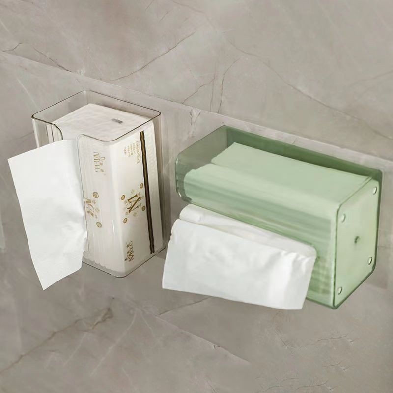 Zidna kutija za maramice, PP, vodootporna, izvučna maramica, pogodna za auto, dnevni boravak i kupaonica, marka Yike, model Tissue Box