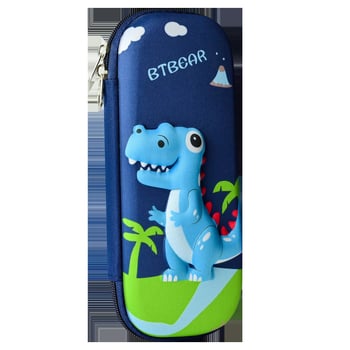 Unisex EVA puzdro na ceruzky s 3D textúrou – priedušné, vodeodolné, ultra ľahké, vzor zvierat