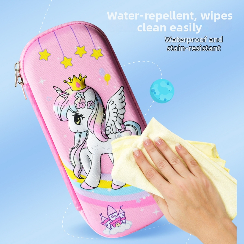 Unisex EVA puzdro na ceruzky s 3D textúrou – priedušné, vodeodolné, ultra ľahké, vzor zvierat