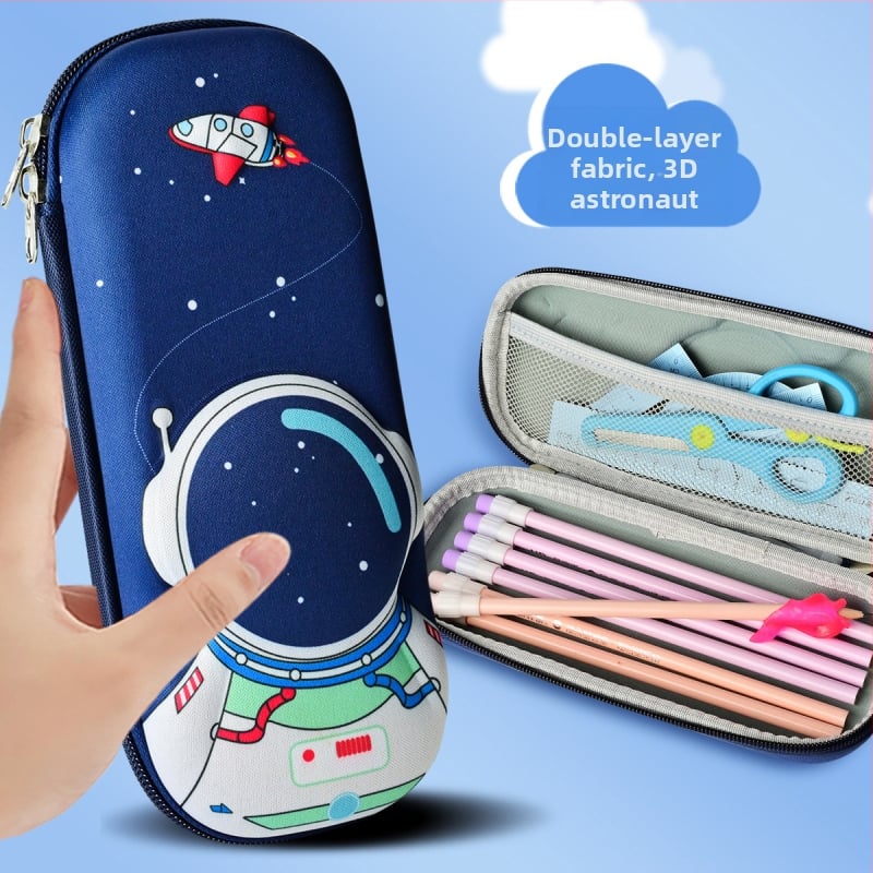 Unisex EVA puzdro na ceruzky s 3D textúrou – priedušné, vodeodolné, ultra ľahké, vzor zvierat