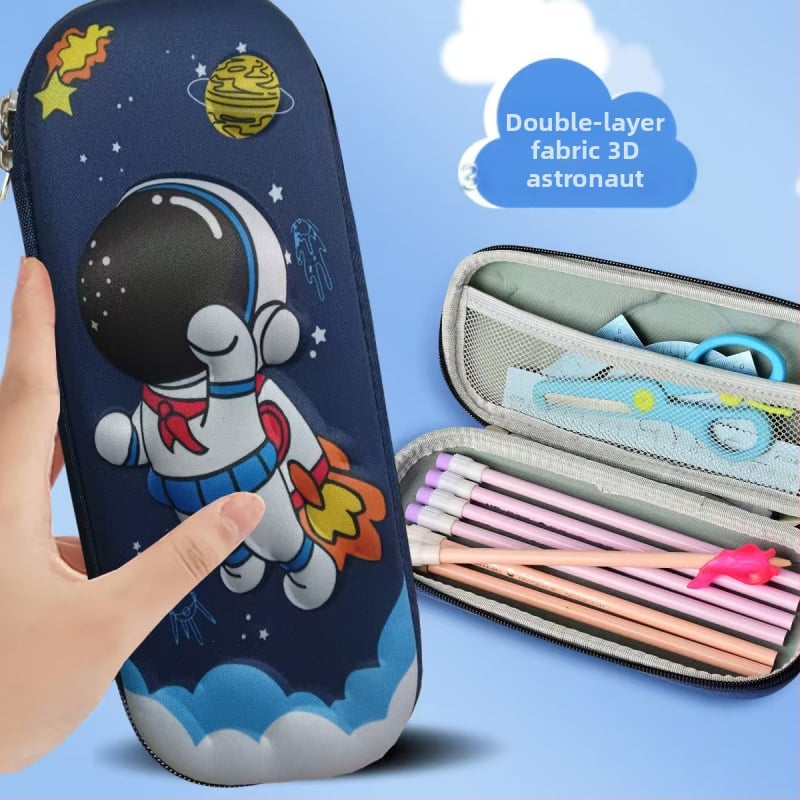 Unisex EVA puzdro na ceruzky s 3D textúrou – priedušné, vodeodolné, ultra ľahké, vzor zvierat