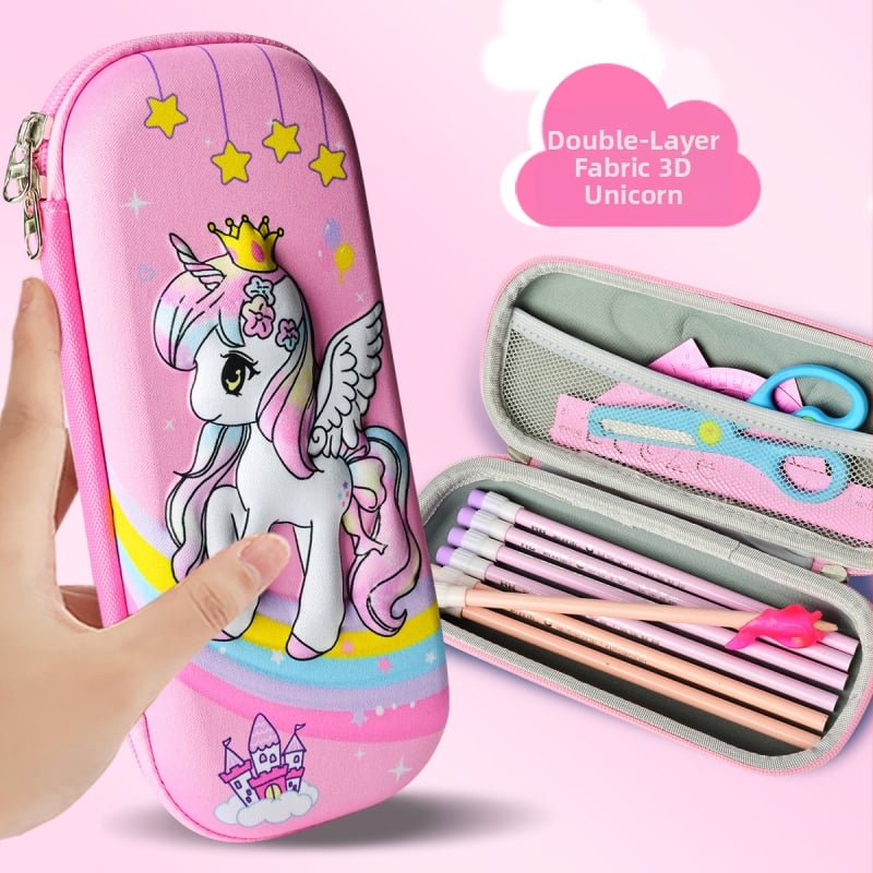 Unisex EVA puzdro na ceruzky s 3D textúrou – priedušné, vodeodolné, ultra ľahké, vzor zvierat