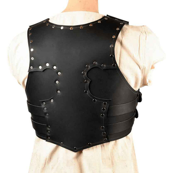 Europski srednjovjekovni vitez prsni oklop cosplay kostim - PU koža, unisex, igre i anime uloge