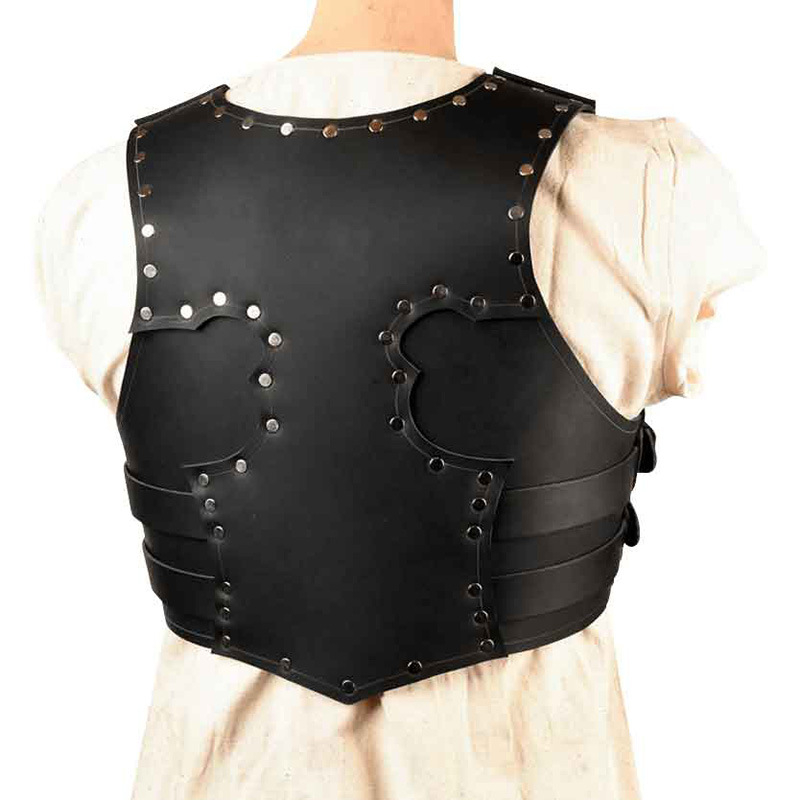 Europski srednjovjekovni vitez prsni oklop cosplay kostim - PU koža, unisex, igre i anime uloge