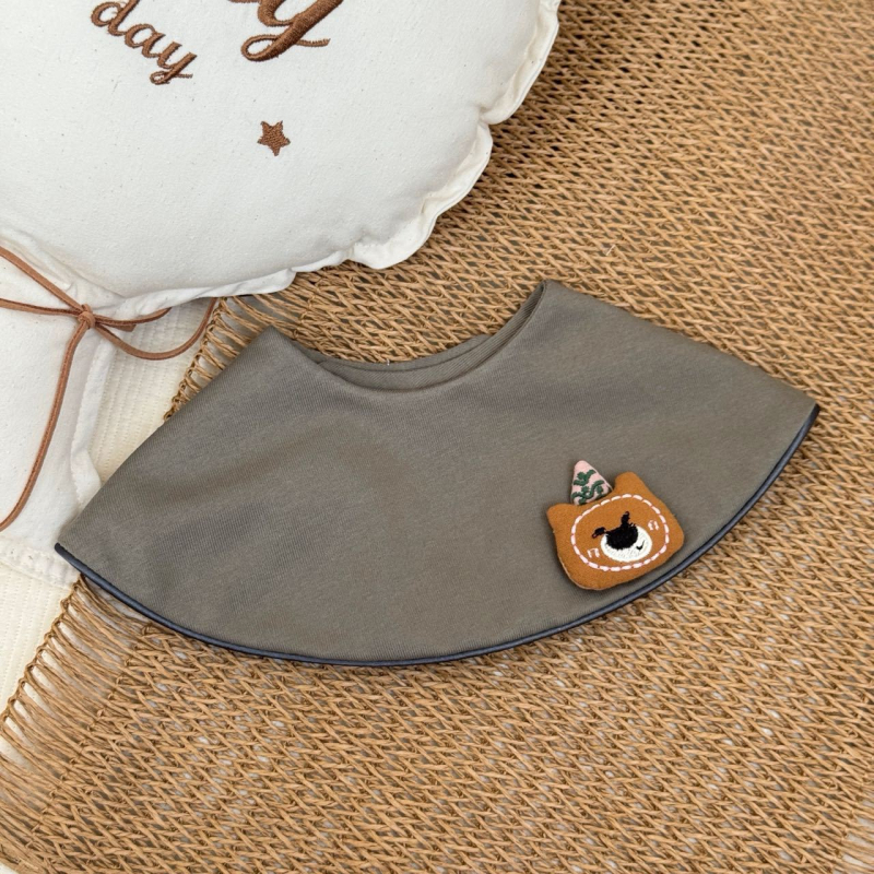 Βρεφικό σαλιάκι από 100% βαμβάκι με σχέδιο καρτούν, απορροφητικό, κατάλληλο για νεογνά έως 6 ετών, unisex