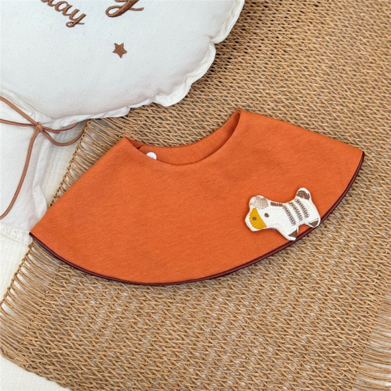 Βρεφικό σαλιάκι από 100% βαμβάκι με σχέδιο καρτούν, απορροφητικό, κατάλληλο για νεογνά έως 6 ετών, unisex