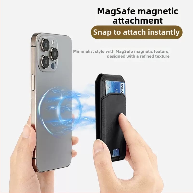 Magnetický držiak kariet pre iPhone 16 – dvojdielny dizajn, model Magnetic Suction Card Holder-20