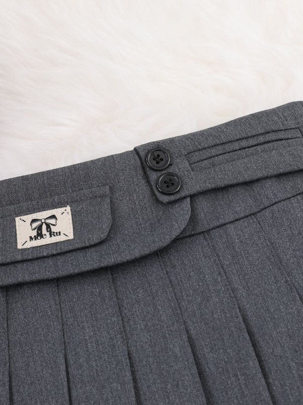 JK стил детска плисирана пола за момичета, 3–8 години, пролет 2025