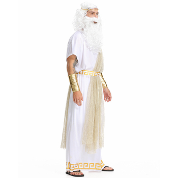 Zeusov princ cosplay kostim iz grčke mitologije za kazališnu scenu - unisex poliester 95%+ tkanina