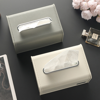 Nappaliba való zsebkendő doboz — műanyag, modell 545, modern minimalista stílus, többfunkciós, alkalmas sík papírzsebkendőkhöz