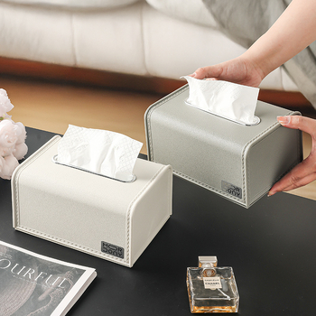 Nappaliba való zsebkendő doboz — műanyag, modell 545, modern minimalista stílus, többfunkciós, alkalmas sík papírzsebkendőkhöz