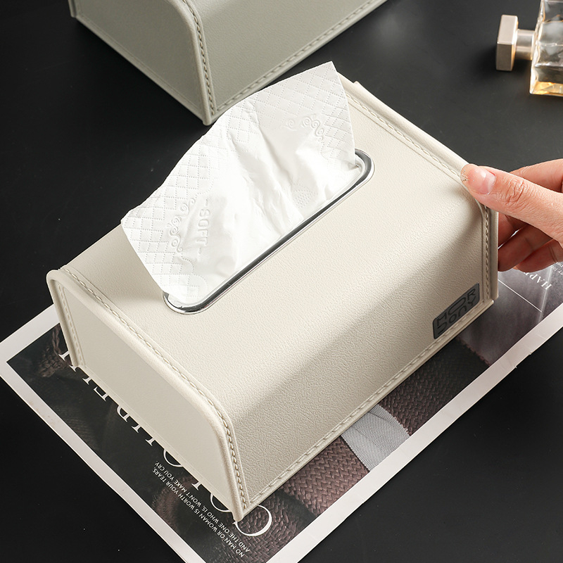 Nappaliba való zsebkendő doboz — műanyag, modell 545, modern minimalista stílus, többfunkciós, alkalmas sík papírzsebkendőkhöz