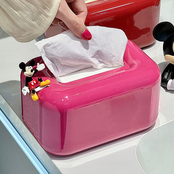 Asztali zsebkendő tartó, műanyagból, vízálló, többfunkciós, kompatibilis a levehető zsebkendőkkel, autóban, nappaliban és a fürdőszobában