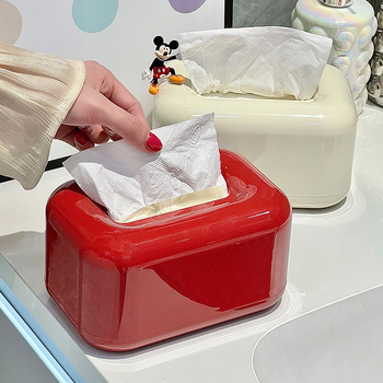 Asztali zsebkendő tartó, műanyagból, vízálló, többfunkciós, kompatibilis a levehető zsebkendőkkel, autóban, nappaliban és a fürdőszobában