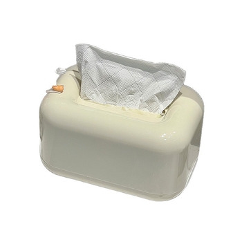 Asztali zsebkendő tartó, műanyagból, vízálló, többfunkciós, kompatibilis a levehető zsebkendőkkel, autóban, nappaliban és a fürdőszobában