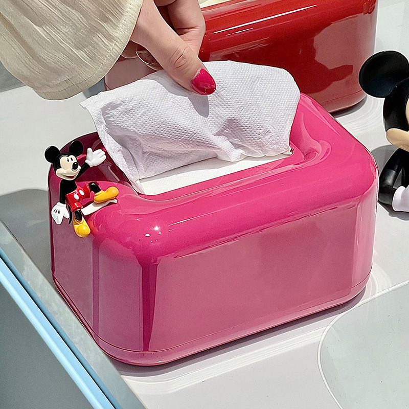 Asztali zsebkendő tartó, műanyagból, vízálló, többfunkciós, kompatibilis a levehető zsebkendőkkel, autóban, nappaliban és a fürdőszobában