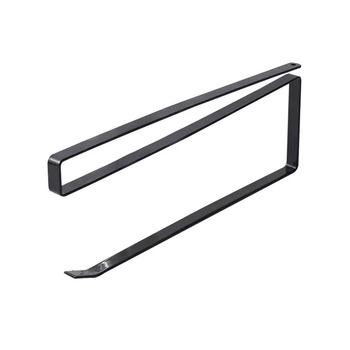 Vasból készült konyhai papírtartó fogas – szekrényre szerelhető, festett felület, modern letisztult stílus, magáncímkézésre alkalmas