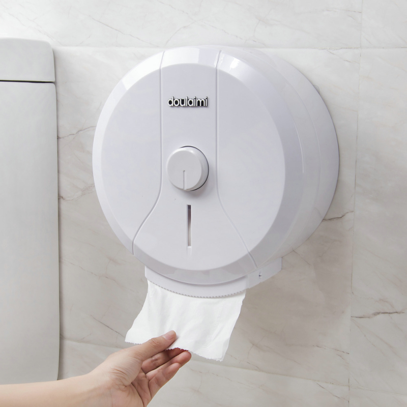 Držač kutije papirnatih salveta za kupaonicu – plastični, vodootporni, model 808, za rolu papira