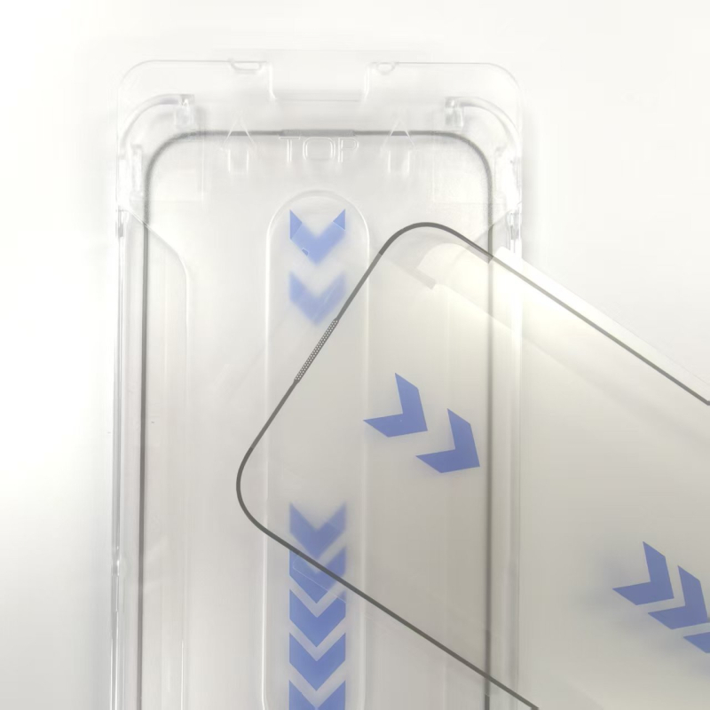 Закалено стъкло за преден екран на iPhone 15/16/17 Pro Max, висока дефиниция, антиотразително, антибактериално, устойчиво на надраскване, пълно покритие