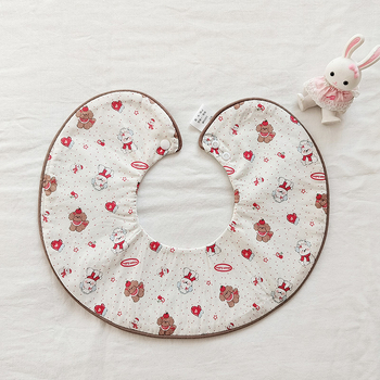 Βρεφικό σαλιάκι από 100% βαμβάκι με θήκη 360°, unisex για νεογνά, απορροφητικό