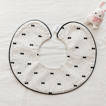 Βρεφικό σαλιάκι από 100% βαμβάκι με θήκη 360°, unisex για νεογνά, απορροφητικό