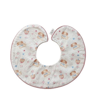 Βρεφικό σαλιάκι από 100% βαμβάκι με θήκη 360°, unisex για νεογνά, απορροφητικό