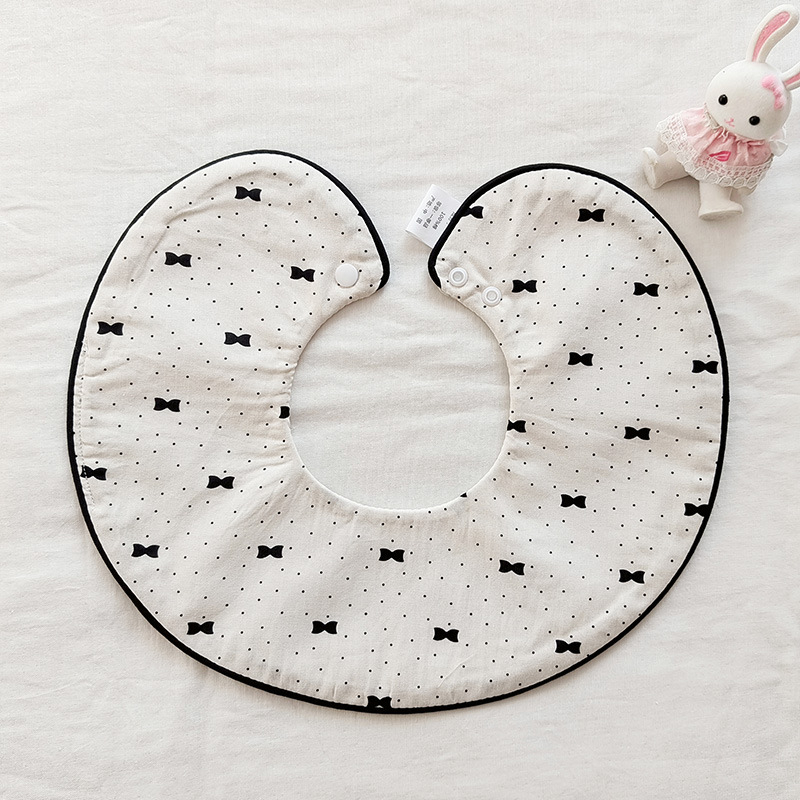 Βρεφικό σαλιάκι από 100% βαμβάκι με θήκη 360°, unisex για νεογνά, απορροφητικό