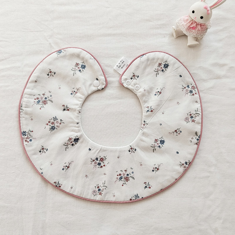 Βρεφικό σαλιάκι από 100% βαμβάκι με θήκη 360°, unisex για νεογνά, απορροφητικό