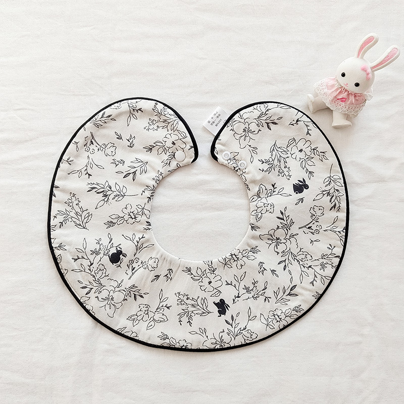 Βρεφικό σαλιάκι από 100% βαμβάκι με θήκη 360°, unisex για νεογνά, απορροφητικό