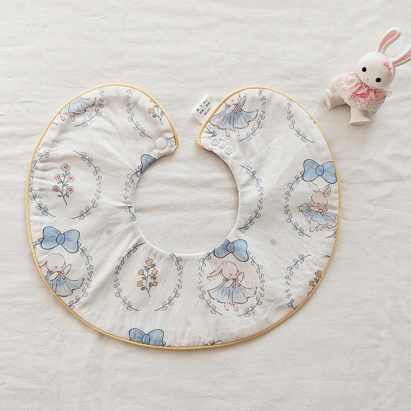 Βρεφικό σαλιάκι από 100% βαμβάκι με θήκη 360°, unisex για νεογνά, απορροφητικό