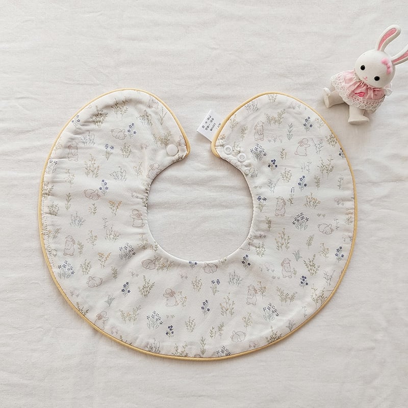 Βρεφικό σαλιάκι από 100% βαμβάκι με θήκη 360°, unisex για νεογνά, απορροφητικό