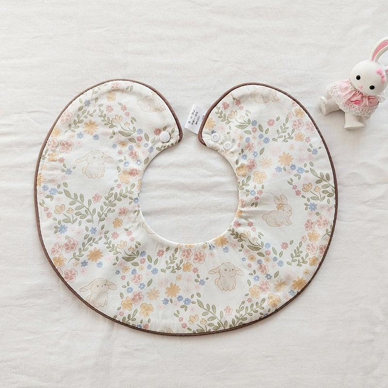 Βρεφικό σαλιάκι από 100% βαμβάκι με θήκη 360°, unisex για νεογνά, απορροφητικό