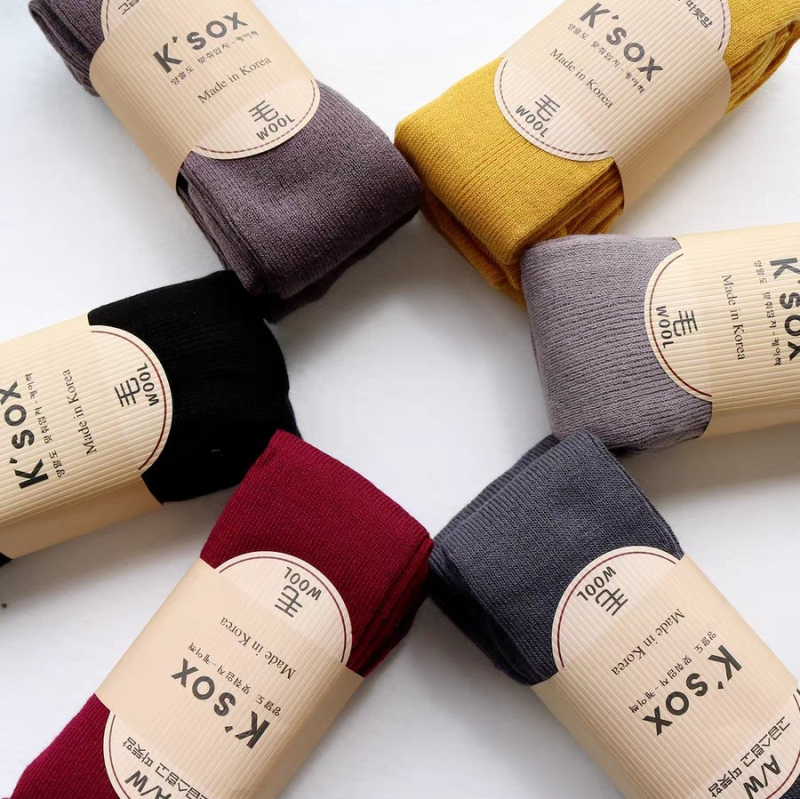 KSOX Női gyapjú harisnya - teljes hosszúságú, közepes vastagságú, gyapjú anyag, téli, tavaszi és őszi szezonokra
