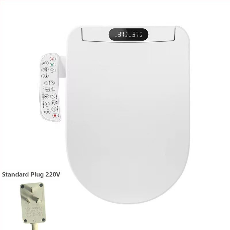 Inteligentná doska na toaletu s okamžitým ohrevom vody, nastaviteľnou teplotou vody, vyhrievaným sedadlom, samočistiacou tryskou, diaľkovým ovládaním